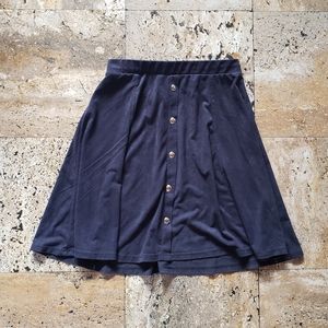 High Waist Soft Suede Mini Skirt
